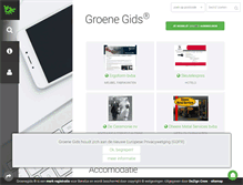 Tablet Screenshot of groenegids.com